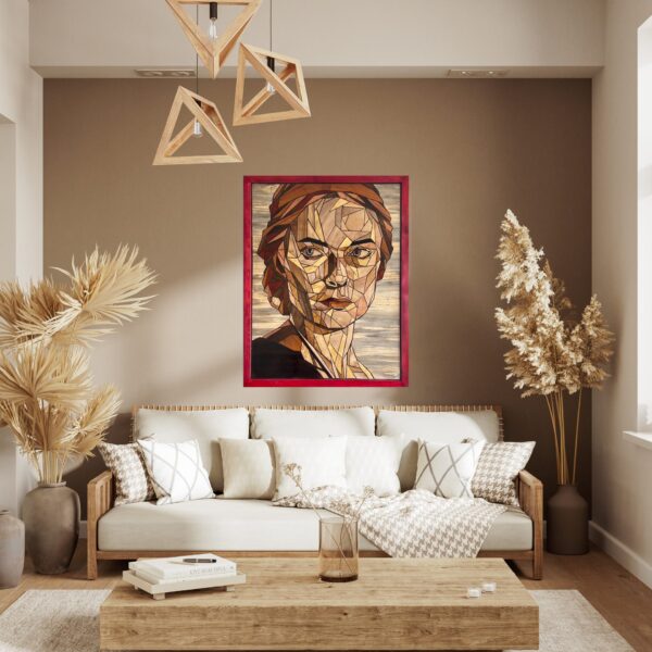 تابلو معرق چوب "پری"